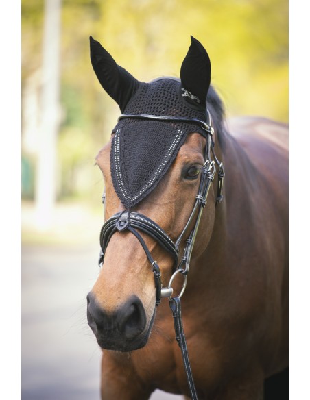 Bonnet pour chevaux long PENELOPE "Strass"