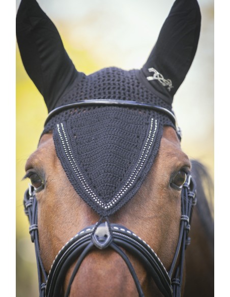 Bonnet pour chevaux long PENELOPE "Strass"
