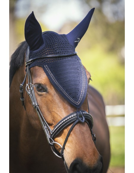 Bonnet pour chevaux long PENELOPE "Strass"
