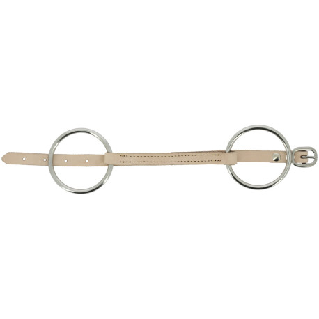 FEELING Ledergebiss mit Kinnkette