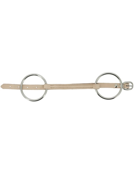 FEELING Ledergebiss mit Kinnkette