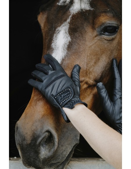 Je t'aime EQUITHÈME - Strass - Reithandschuhe