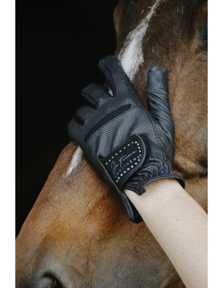 Je t'aime EQUITHÈME - Strass - Reithandschuhe