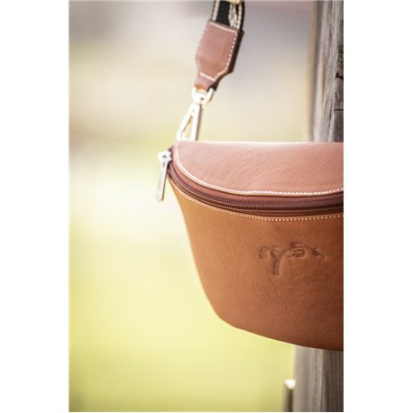 Sac banane "Smile" SMILE COGNAC