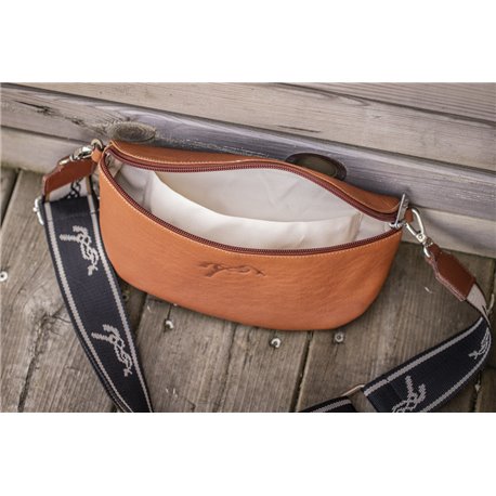 Sac banane "Smile" SMILE COGNAC
