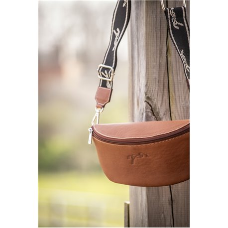 Sac banane "Smile" SMILE COGNAC