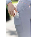 Reithose -Rosegold Sparkle- Style Sil.-Vollbesatz