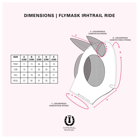 Masque anti-mouches Trail ride