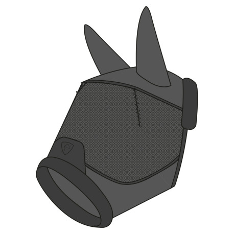 Masque anti-mouches anti-UV EQUITHÈME - Teddy