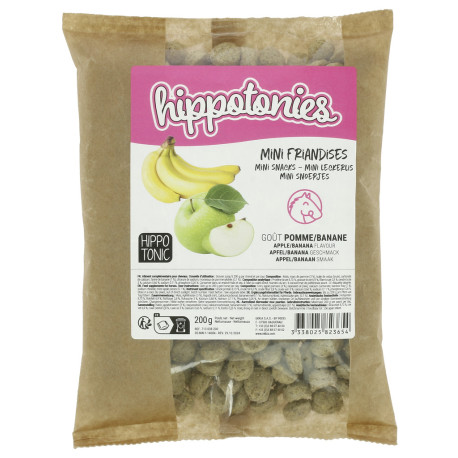 Mini friandises HIPPOTONIC - Hippotonies, goût pomme/banane 200G