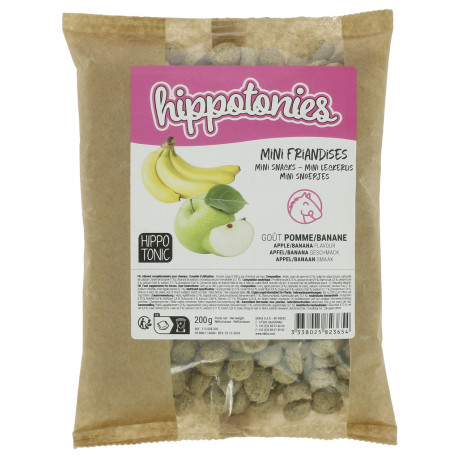 Mini friandises HIPPOTONIC - Hippotonies, goût pomme/banane 200G