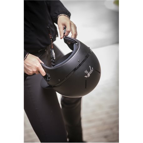 Casque PENELOPE visi?re longue mat et brillant