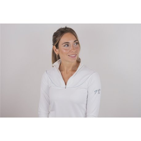 POLO TOSCANE ML BLANC