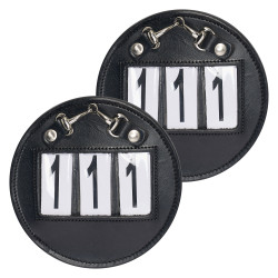 Startnummer HV POLO Gloria rund, 2er-Set Leder 2