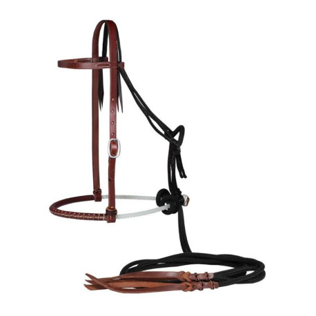 Lederzaumzeug RANCH JR HORSE  LOPING HACKAMORE