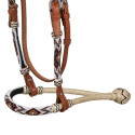 Bosal-Zaumzeug mit Perlen und Baumwollzügeln