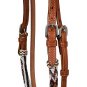 Bride bosal avec  perles et rênes en coton