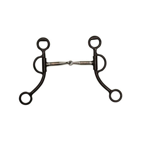 MORSE NOIR AVEC BOUCHE EN ACIER INOXYDABLE 12,5