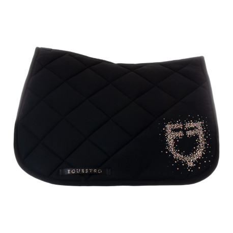 Springsattelunterlage mit Strasslogo Equestro