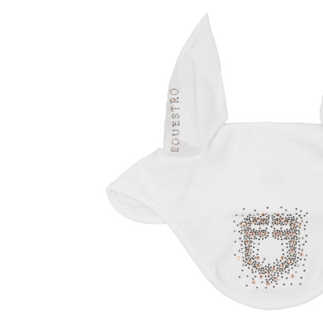 Fliegenhaube Equestro mit Strass-Logo