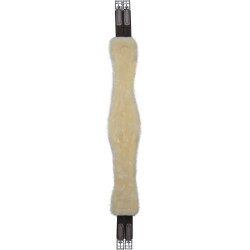 Sangle de selle en cuir Waldhausen avec ECO Wool 2