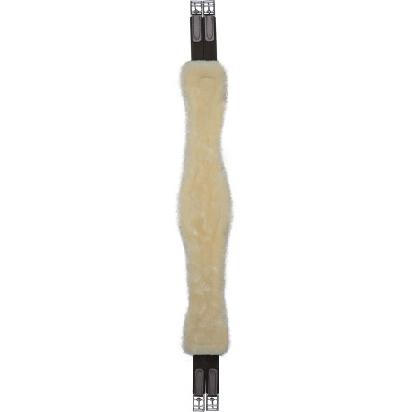 Sangle de selle en cuir Waldhausen avec ECO Wool