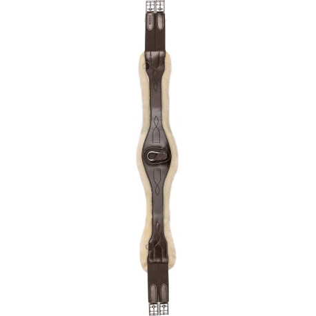 Waldhausen Ledersattelgurt mit ECO Wool