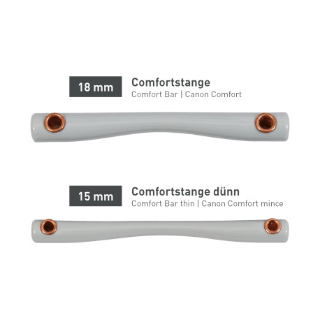 Beris Mors de bride long avec barre de confort fine