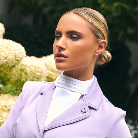 Satin-Turnierplastron für Damen