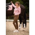 Reithose -Rosegold Sparkle- Style Sil.-Vollbesatz