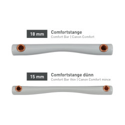beris Mors de filet avec canon Comfort, anneau 6cm 2