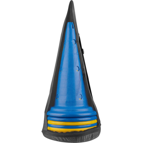 Pylônes XL 50cm, lot de 8, sac de transport
