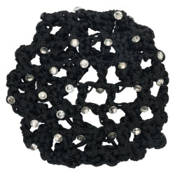 Haarnetz mit Strasssteinen 2