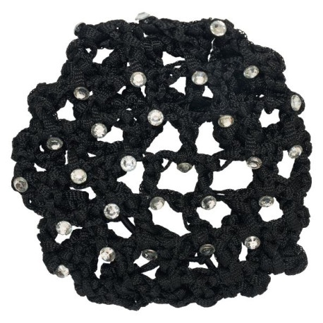 Haarnetz mit Strasssteinen