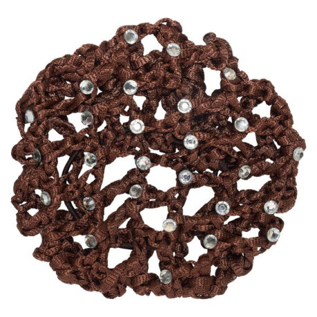 Haarnetz mit Strasssteinen