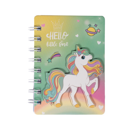 Carnet de notes mini - Licorne