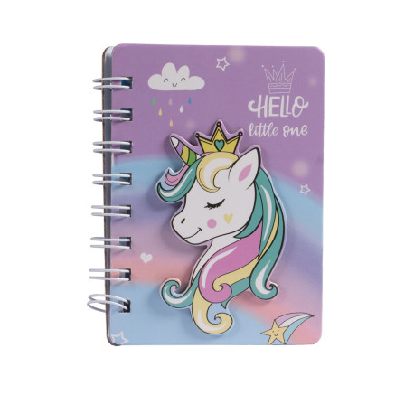 Carnet de notes mini - Licorne