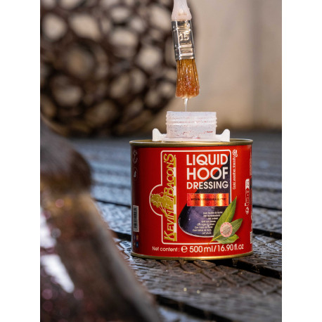 Huile pour sabots KEVIN BACON'S - Hoof Dressing Liquide paillettes Rose
