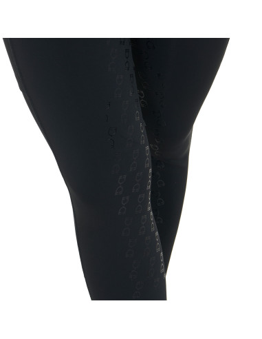 LEGGINGS S SLIM FIT STRASS SCHW.