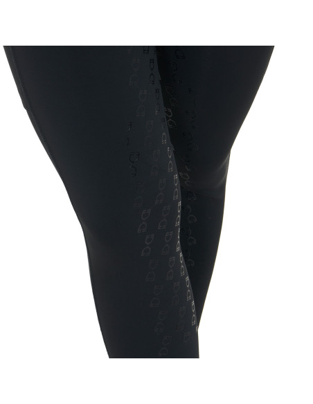 LEGGINGS S SLIM FIT STRASS SCHW.