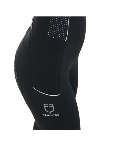LEGGINGS S SLIM FIT STRASS NOIR