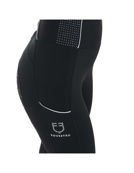 LEGGINGS S SLIM FIT STRASS NOIR