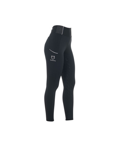LEGGINGS S SLIM FIT STRASS SCHW.