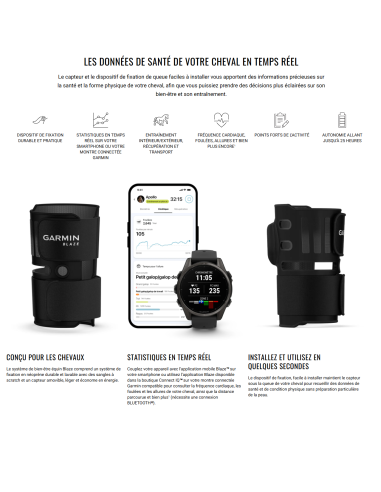 GARMIN Blaze™ – System für das Wohlbefinden von Pferden