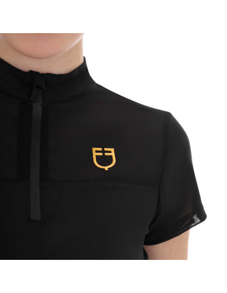 POLO S MESH SCHW.