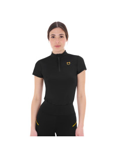 Trainings-Polo aus Mesh für Damen