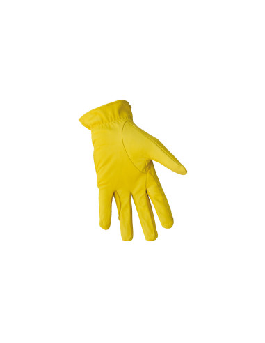GANTS L CUIR JAUNE UNISEX