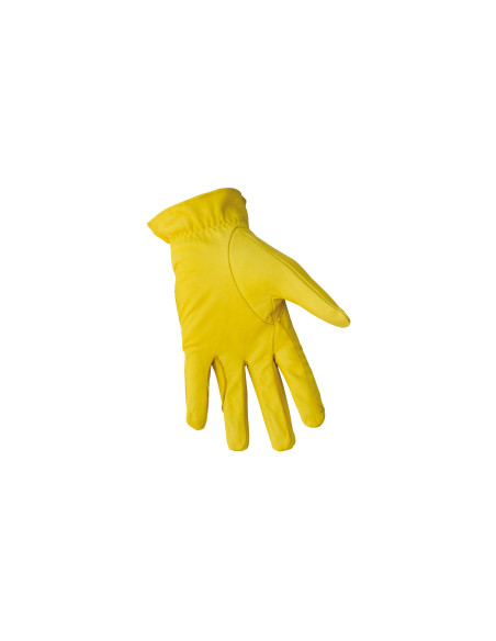 GANTS L CUIR JAUNE UNISEX