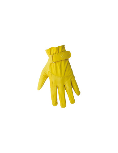 LEDERHANDSCHUH L GELB UNISEX