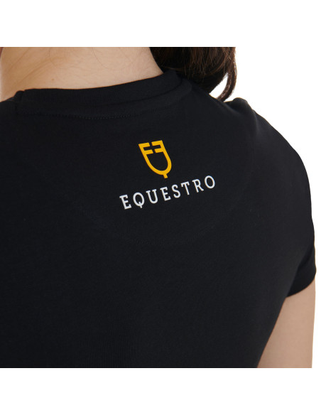 T-SHIRT XS SCHW. EQUESTRO STRASS